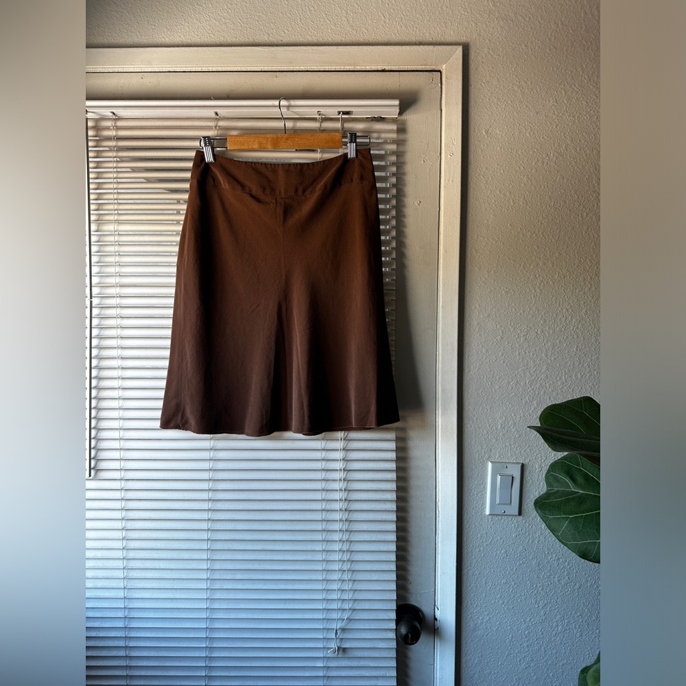 Silk Flowy Italian Skirt